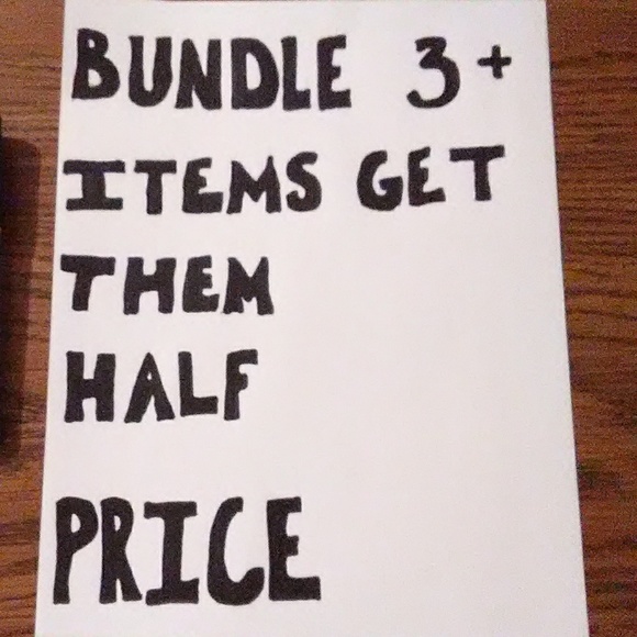 Bundle 3 Or More Items Get Them Half Price Other - Bundle 3 Or More Items Get Them Half Price